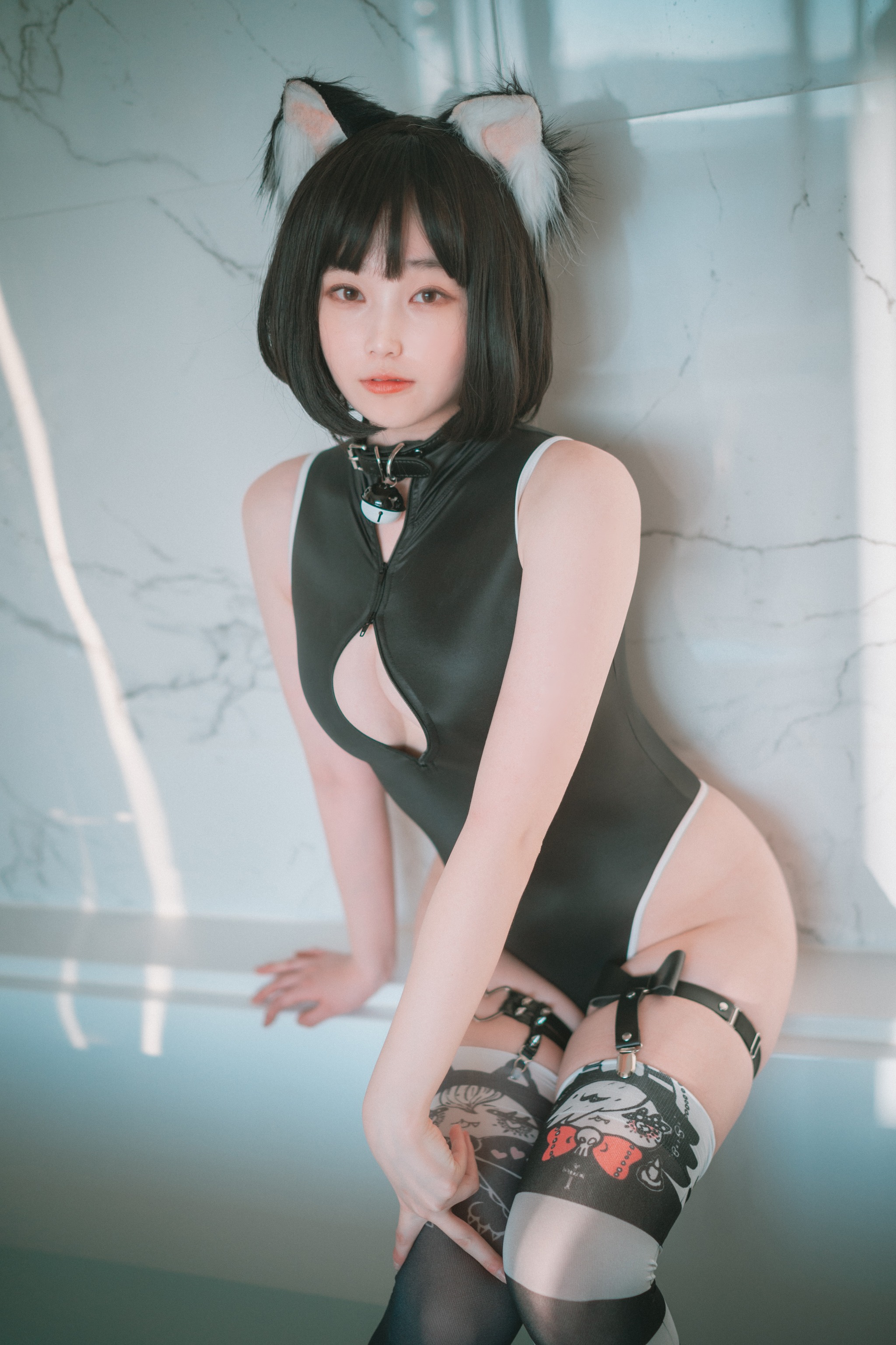 图片[1]-Bambi – NO.054 DJAWA Le chat deteste la douche [25P]-XikXak